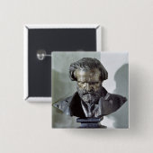 Badge Carré 5 Cm Buste de Giuseppe Verdi (Devant & derrière)