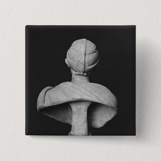 Badge Carré 5 Cm Buste de Julia Mamaea (Devant)