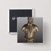 Badge Carré 5 Cm Buste de portrait (Devant & derrière)