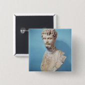 Badge Carré 5 Cm Buste de Septimus Severus (Devant & derrière)