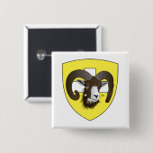Badge Carré 5 Cm Button (Devant & derrière)