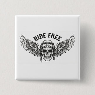 Badge Carré 5 Cm Button