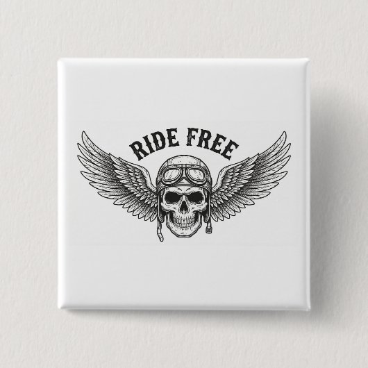 Badge Carré 5 Cm Button (Devant)