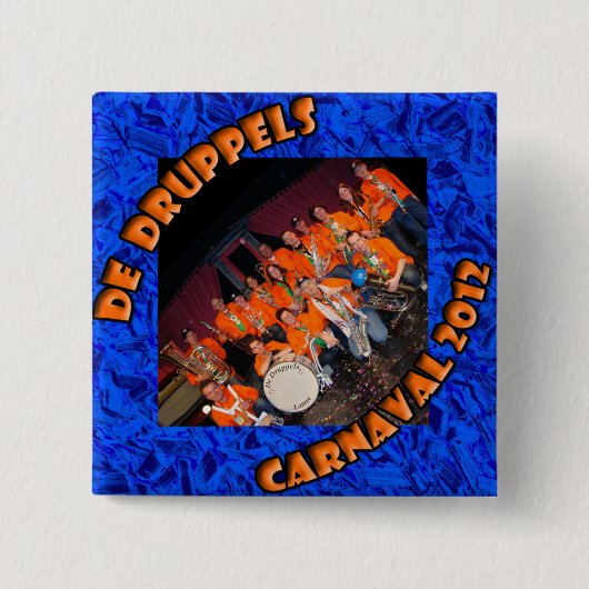 Badge Carré 5 Cm Button Carnaval 2012 (Devant)