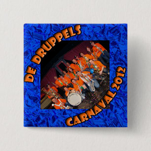 Badge Carré 5 Cm Button Carnaval 2012