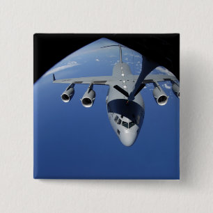 Badge Carré 5 Cm C.A. - 17 Globemaster III reçoit le carburant 2
