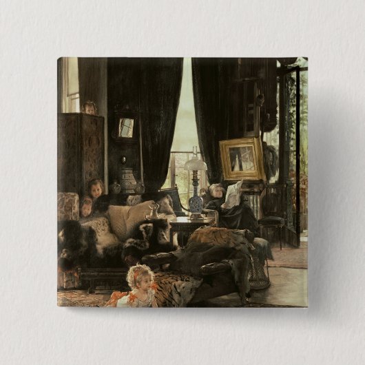 Badge Carré 5 Cm Cache-cache de James Tissot |, c.1880-82 (Devant)