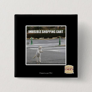 BADGE CARRÉ 5 CM CADDIE INVISIBLE