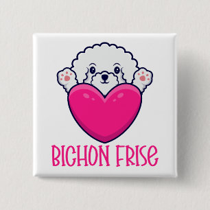 Badge Carré 5 Cm Cadeau pour amoureux de chiots Maman de sauvetage