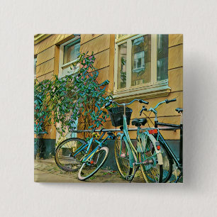 Badge Carré 5 Cm Cadeau Vélo Lover Peinture à vélo