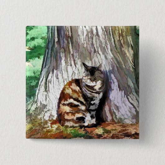 BADGE CARRÉ 5 CM CADEAUX (Devant)