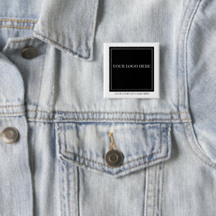 Badge Carré 5 Cm Cadeaux d'entreprise avec logo personnalisé pour l