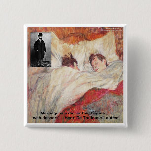 Badge Carré 5 Cm Cadeaux et T-shirts Citation Mariage Toulouse-Laut
