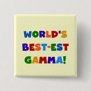 Badge Carré 5 Cm Cadeaux lumineux gamma de couleurs du Meilleur-est