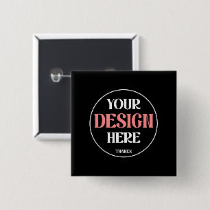 Badge Carré 5 Cm Cadeaux personnalisés pour entreprises et employés
