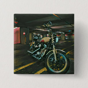 Badge Carré 5 Cm cadeaux pour les nouveaux motocyclistes