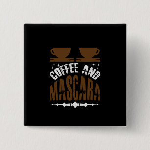 Badge Carré 5 Cm Café Art Café Et Mascara