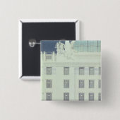 Badge Carré 5 Cm Caisse d'épargne de bureau de poste, Vienne (Devant & derrière)