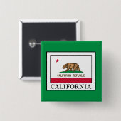 Badge Carré 5 Cm Californie (Devant & derrière)
