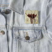 Badge Carré 5 Cm Calmar, Pl.2 de 'Histoire Naturelle (En situation)