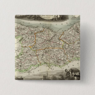 Badge Carré 5 Cm Calvaire