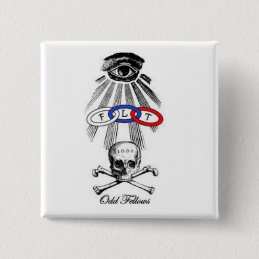 Badge Carré 5 Cm camarades impairs (Devant)