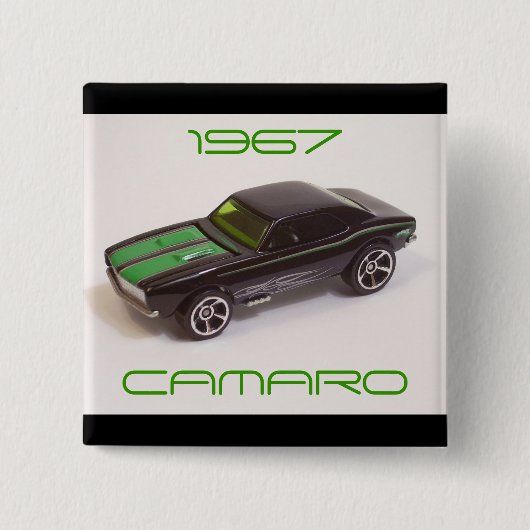 Badge Carré 5 Cm Camaro 1967 (Devant)