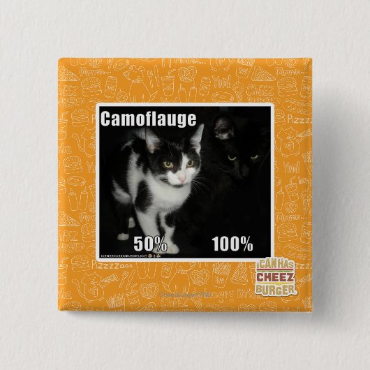 Badge Carré 5 Cm Camouflage (Devant)