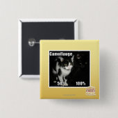 Badge Carré 5 Cm Camouflage (Devant & derrière)