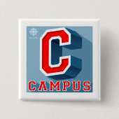 Badge Carré 5 Cm Campus CBC (Devant)