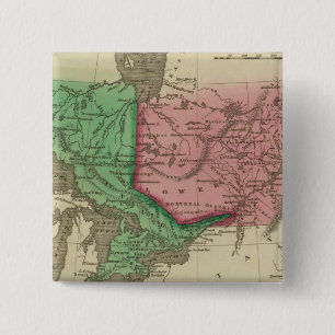 Badge Carré 5 Cm Canada 3