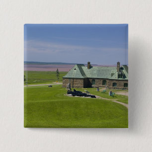 Badge Carré 5 Cm Canada, Nouveau-Brunswick, Aulac. Fort Cumberland