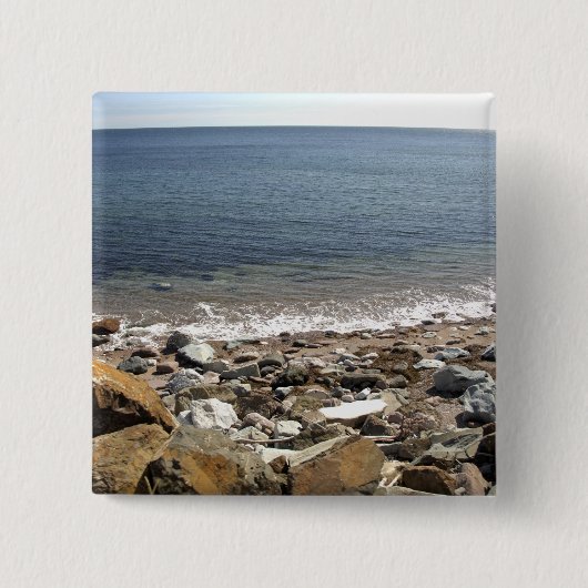 Badge Carré 5 Cm Canada, Québec. VIA Rail Canada train (Devant)