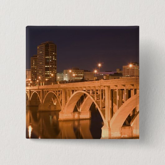 Badge Carré 5 Cm Canada, Saskatchewan, Saskatoon: Broadway (Devant)