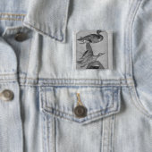 Badge Carré 5 Cm Canards, le de l'album de Vallardi (En situation)