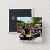 BADGE CARRÉ 5 CM CANAUX (Devant & derrière)