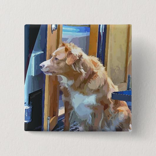 BADGE CARRÉ 5 CM CANAUX (Devant)