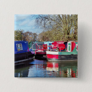 BADGE CARRÉ 5 CM CANAUX