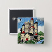 BADGE CARRÉ 5 CM CANAUX (Devant & derrière)