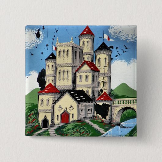 BADGE CARRÉ 5 CM CANAUX (Devant)