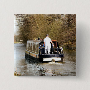 BADGE CARRÉ 5 CM CANAUX