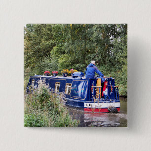 BADGE CARRÉ 5 CM CANAUX