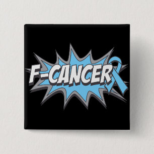 Badge Carré 5 Cm Cancer de F-Prostate