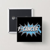 Badge Carré 5 Cm Cancer de la prostate (Devant & derrière)