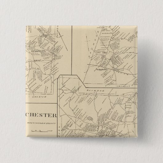 Badge Carré 5 Cm Candia, Epping (Devant)