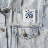 Badge Carré 5 Cm Canne Corso World 2 (En situation)