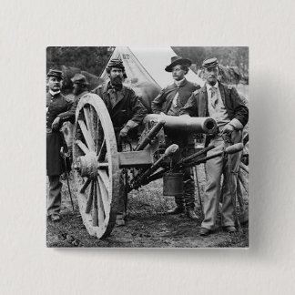 Badge Carré 5 Cm canon de fusil d'Ord de 3 pouces - guerre civile