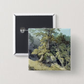 Badge Carré 5 Cm Canonteign, Devon (Devant & derrière)