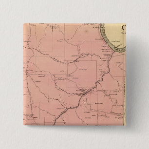 Badge Carré 5 Cm Canton de Clinton