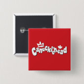 Badge Carré 5 Cm Canucklehead (Devant & derrière)